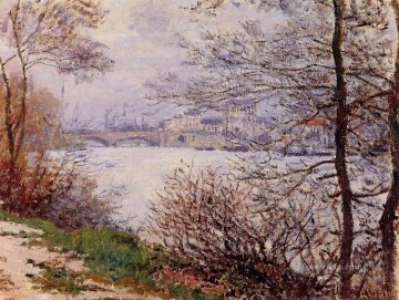  Sena Pintura al %C3%B3leo - Las orillas del Sena Isla de la GrandeJatte Claude Monet